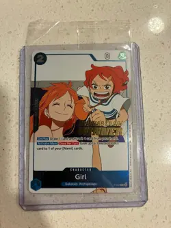 Girl P-096 Nami Release Event Winner Tournament Promo SEALED One Piece Card Engl - Image 1