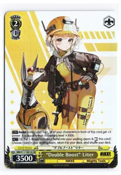 "DOUBLE BOOST" LITER SR NIKKE WEISS SCHWARZ ENGLISH Goddess Of Victory E015S - Image 1