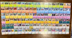 Mega Evolutions COMPLETE 110 Card Uncommon / Common Pokemon Base Lot - Image 1