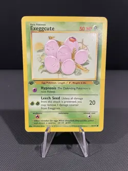 Pokemon Card 1ST EDITION Exeggcute Jungle 52/64 WotC Vintage 1999 LP/NM - Image 1