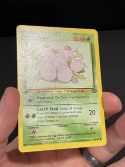 Pokemon Card 1ST EDITION Exeggcute Jungle 52/64 WotC Vintage 1999 LP/NM - Image 3