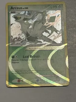 Pokemon Arceus Lv.100 Leaf Refresh Holo Basic Card Arceus Set 2009 - Image 1