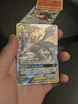 Pikachu & Zekrom GX SM168 SM Promo TAG TEAM GX Holo 240HP Pokemon Card - Image 2