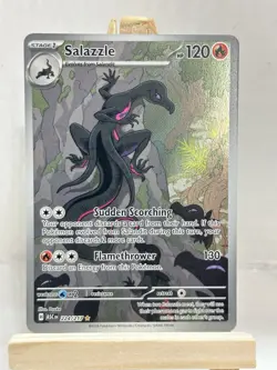 2026 Pokemon TCG Salazzle 224/217 Ascended Heroes Holo Illustration Rare Card NM - Image 1