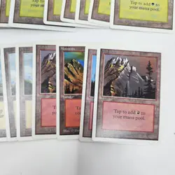 Lot of 27 Unlimited Magic The Gathering MTG Land Cards All Five Colors SP / NM - Image 2