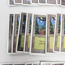 Lot of 27 Unlimited Magic The Gathering MTG Land Cards All Five Colors SP / NM - Image 5