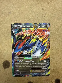 Pokemon TCG M Salamence EX XY171 Promo Holo Mega 230 HP Dragon Card - Image 1