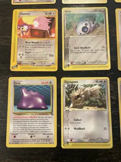 Pokemon TCG EX Ruby & Sapphire Chansey, Ditto, Aron 25 Card Vintage Lot Nintendo - Image 2