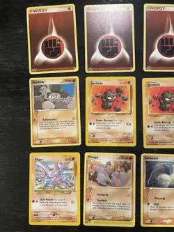 Pokemon TCG Nintendo Golem, Kabuto, Blaine's Mankey, Mankey 25 Vintage Card Lot - Image 3