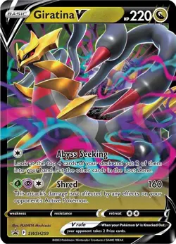 Giratina V SWSH259 SWSH: Sword & Shield Promo Cards Holo NM - Image 1
