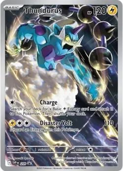 Thundurus 209 Sv: Scarlet & Violet Promo Cards Holo NM - Image 1