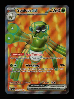 Spidops ex 223/198 Ultra Rare Holo SV01: Scarlet & Violet Base Set Pokemon Card - Image 1