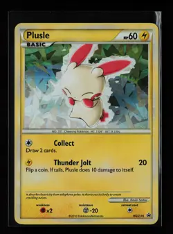 Plusle HGSS16 Cracked Ice Holo HGSS Promos Pokemon Card - Image 1