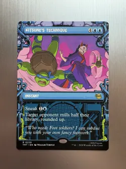 Kitsune’s Technique - 229 - MTG: Teenage Mutant Ninja Turtles - Borderless - Image 1