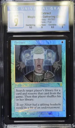 EXTRACT Odyssey Foil Rare CGC 9 MTG [Nostalgium] - Image 1