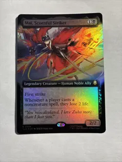 Mai, Scornful Striker Extended Art Avatar: The Last Airbender Foil + Bonus Rare! - Image 1