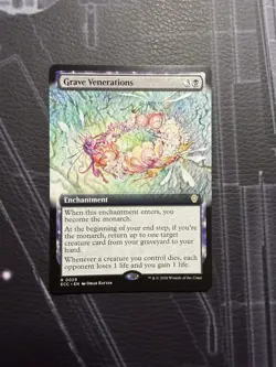 Grave Venerations Commander: Lorwyn Eclipsed Extended Art Rare - Image 1