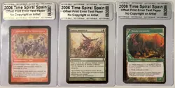 3 - MTG Spanish 2006 Time Spiral and Future Sight Factory Test Prints - Image 1