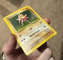 Pokemon TCG Hitmonchan 7/102 Base Set Rare Holofoil Near Mint Original 1999 WoTC - Image 3