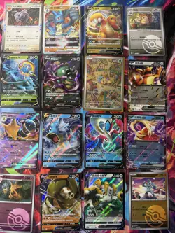 Pokemon 16 Card Lot nm V Max Mega Amazing Ex HOLO Rare Hits Only F51 - Image 1