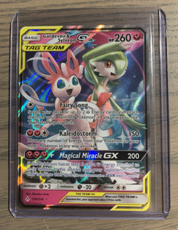 Pokemon 2019 SM Unbroken Bonds Gardevoir Sylveon Tag Team Holo #130/214 - Image 3