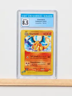 Charizard 39/165 Expedition CGC 8.5 NM/Mint+ 2002 Pokemon WotC Atsuko Nishida - Image 2