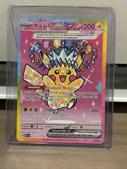 Pokemon Pikachu EX SIR 277/217 Ascended Heroes English - Pack Fresh - NM - Image 1