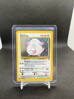 Pokemon TCG Chansey Base Set 2 Holo Unlimited Rare - Image 1