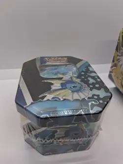 Pokemon TCG: Eevee Evolutions Tin (Set Of 3) Jolteon/Vaporeon/Flareon English - Image 3