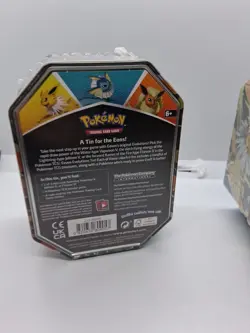 Pokemon TCG: Eevee Evolutions Tin (Set Of 3) Jolteon/Vaporeon/Flareon English - Image 4