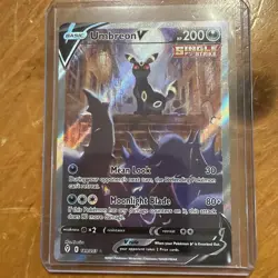 2021 Pokemon Umbreon V Alternate Full Art 189/203 Evolving Skies Holo - Image 1