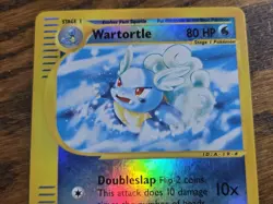 Pokemon Base Set Expedition # 92/165 Reverse Holo WARTORTLE ((not been played)) - Image 2