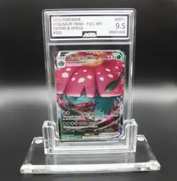 2020 Pokemon Venusaur VMAX Full Art SWSH102 Promo AGS 9.5 Mint+ Sword & Shield - Image 3