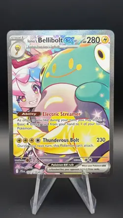 Pokemon TCG Journey Together Iono's Bellibolt EX SIR 183/159 - Image 1