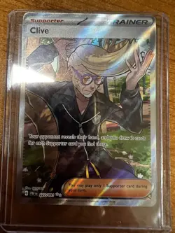 CLIVE 227/091 Paldean Fates Full Art Trainer Holo Pokemon TCG Lightly Played - Image 1