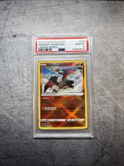 2023 Pokemon SWSH Radiant Charizard Crown Zenith #020 PSA 10 - Image 1