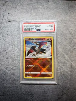 2023 Pokemon SWSH Radiant Charizard Crown Zenith #020 PSA 10 - Image 2