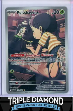 2024 Pokemon Twilight Masquerade #171/167 Poltchageist Illustration Rare M432 - Image 1