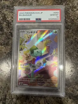 Pokemon Bulbasaur Holo Sv: Venusaur Charizard Blastoise 050/049 Japanese PSA 10 - Image 1
