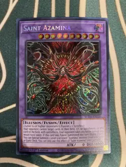 Saint Azamina SUDA-EN036 Secret Rare 1st Edition Near Mint Yu-Gi-Oh! - Image 1