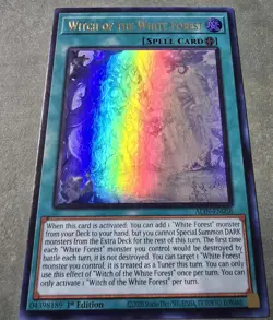 Yu-Gi-Oh! Witch of the White Forest ALIN-EN058 Ultra Rare 1st Edition NM 🔥 - Image 2