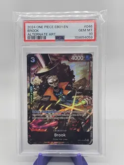 PSA 10 Brook 046 EB01 (Alternate Art) One Piece (Gem Mint 10) - Image 1