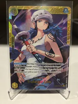 One Piece Heroine’s Edition Extra Booster Trafalgar Law EB03-062 SEC English - Image 1