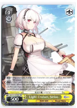 Weiss Light Cruiser, Sirius (RR) - Azur Lane Vol. 2 - Image 1
