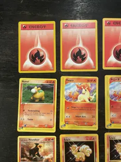 Pokemon TCG Nintendo Magmar, Cyndaquil, Torchic 25 Vintage Card Lot EX Sets - Image 4