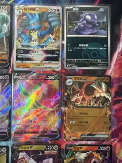 Pokemon 16 Card Lot nm V Max Mega Amazing Ex HOLO Rare Hits Only F62 - Image 5