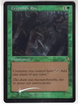 MTG Innistrad Remastered Foil Retro Frame Card Cryptolith Rite - Image 1