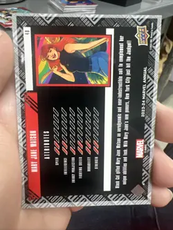 MARY JANE WATSON #48 BASE 2023-24 Marvel Annual Collectible Card - Image 2