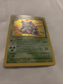 Nidoking 11/102 Holo Rare, Base Set Edition Pokemon Card 1999 WOTC MP! - Image 3