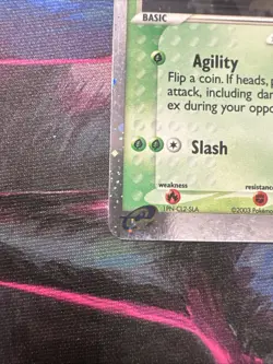 Scyther EX Holo Rare Ruby and Sapphire Card 102/109 Lightly Played - Image 5